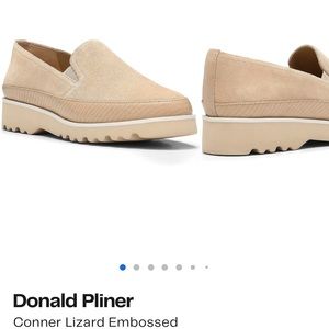 NWT NIB Donald Pliner women’s 7 tan loafer